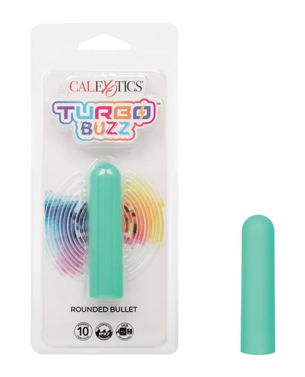 Turbo Buzz Rounded Bullet Stimulator – Green by Turbo Buzz product image