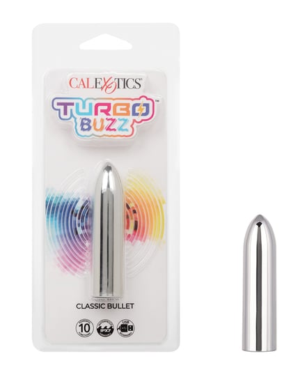Turbo Buzz Classic Bullet Stimulator – Silver by Turbo Buzz product image