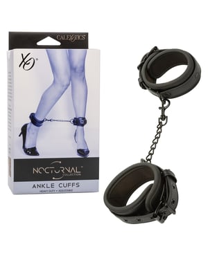 Nocturnal Collection Adjustable Ankle Cuffs – Black by Nocturnal product image