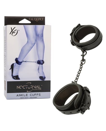 Nocturnal Collection Adjustable Ankle Cuffs – Black by Nocturnal product image