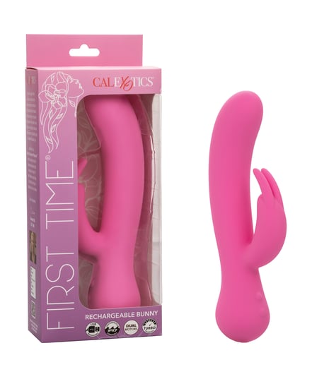 First Time Rechargeable Rabbit Vibrator – Pink by First Time product image