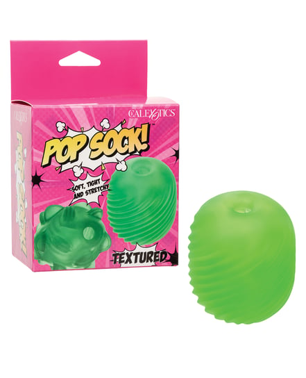 Pop Sock! Textured Masturbator – Green by Pop Sock product image