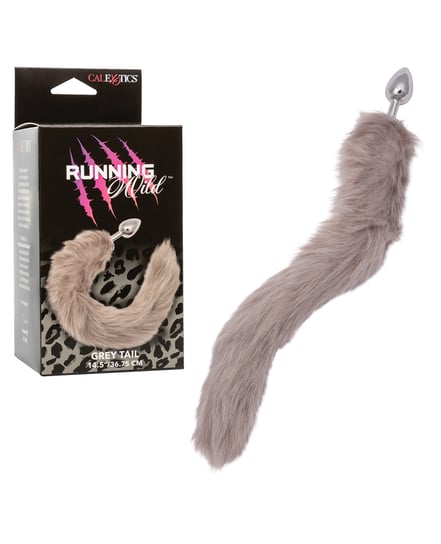 Running Wild Grey Tail Metallic Anal Probe by Running Wild product image