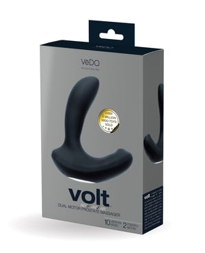 VeDo Volt Rechargeable Prostate Vibe – Black by Volt product image