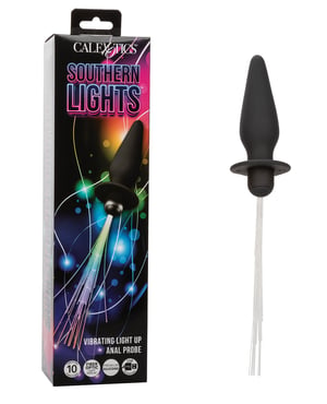 Southern Lights Rechargeable Vibrating Light Up Anal Probe – Black by Southern Lights product image