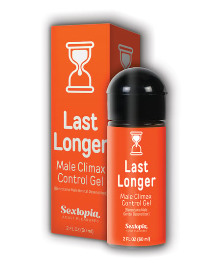 Sextopia Last Longer Male Climax Control Gel – 2 oz Bottle by Sextopia product image