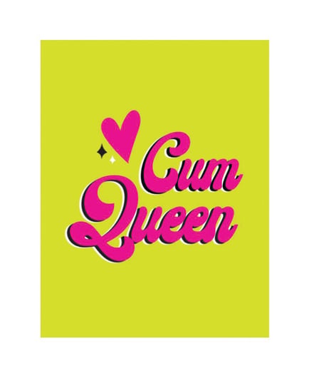 Cum Queen Greeting Card by Kush Kards product image