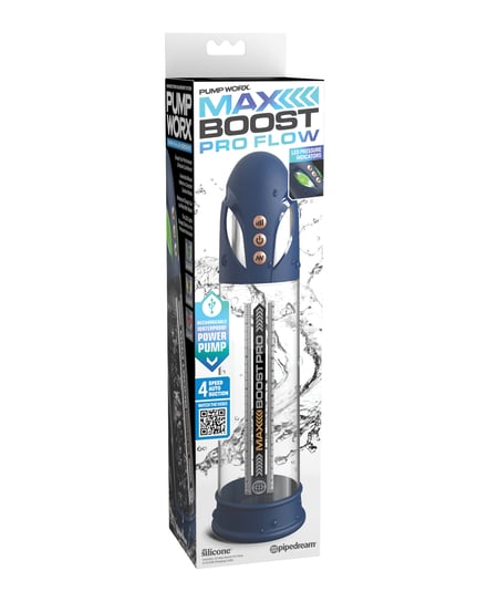 Pump Work Max Boost Pro – Blue/Clear by Pump Worx product image