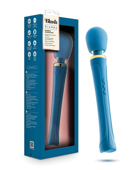 Blush Dianna Wand Massager – Teal by Blush Novelties product image