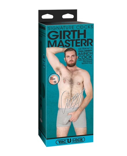 Signature Cocks ULTRASKYN 8.5″ Cock w/Removable Vac-U-Lock Suction Cup – Girthmasterr by Signature Cocks product image