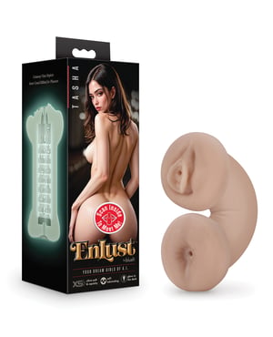 Blush EnLust Soft & Wet Glow-in-the-Dark Pussy & Ass Stroker – Tasha by EnLust product image