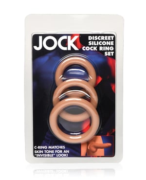 Curve Toys Jock Silicone Cock Ring Set of 3 – Medium by Curve product image