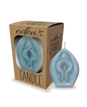 Eden’s Vagina Candle – Blue – Vanilla by Little Genie product image