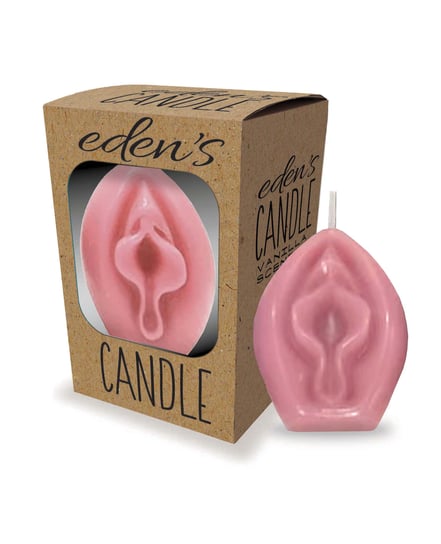 Eden’s Vagina Candle – Rose – Vanilla by Little Genie product image