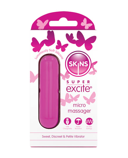 Skins Super Excited Petite Vibrator – Pink by Skins Excite product image