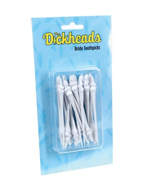 Shots The Dickheads Bride Toothpicks – White by Shots product image