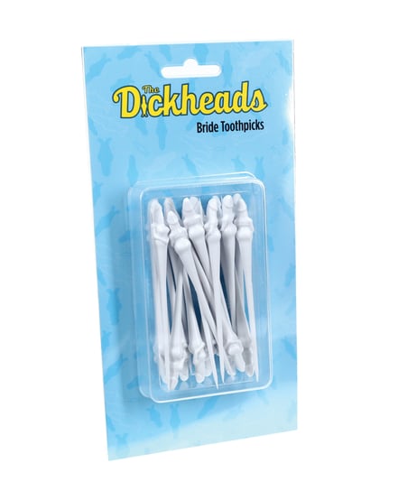 Shots The Dickheads Bride Toothpicks – White by Shots product image