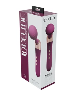 Shots Loveline Serenity Wand Massager – Burgundy by Shots product image