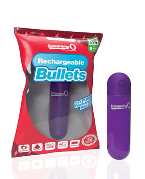 Screaming O Rechargeable Bullets – Purple by Screaming O product image