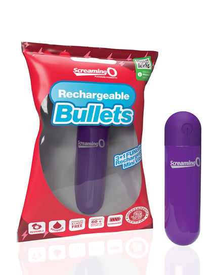 Screaming O Rechargeable Bullets – Purple by Screaming O product image