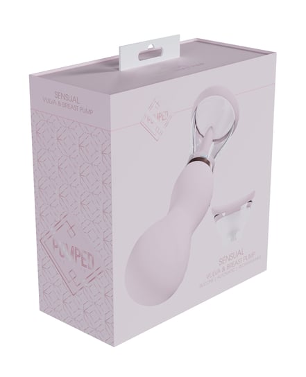 Shots Pumped Sensual Rechargeable Vulva & Breast Pump – Pink by Shots product image
