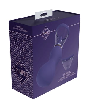Shots Pumped Sensual Rechargeable Vulva & Breast Pump – Purple by Shots product image