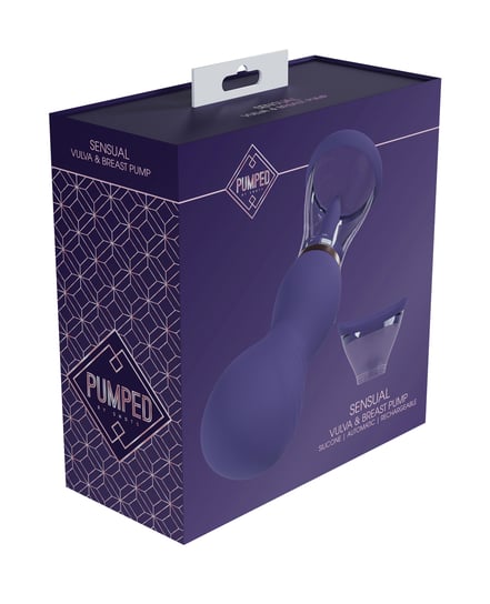 Shots Pumped Sensual Rechargeable Vulva & Breast Pump – Purple by Shots product image