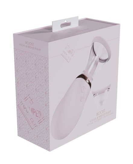 Shots Pumped Boost Rechargeable Vulva & Breast Pump – Pink by Shots product image