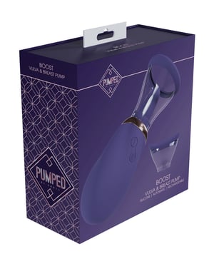 Shots Pumped Boost Rechargeable Vulva & Breast Pump – Purple by Shots product image