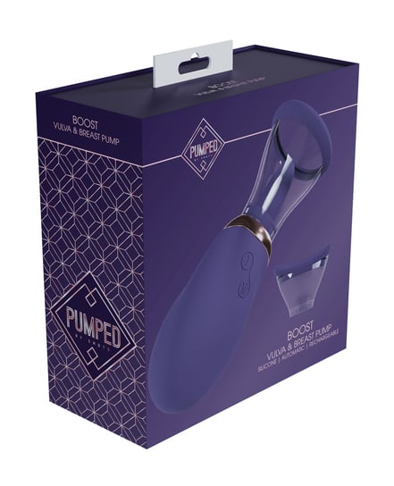 Shots Pumped Boost Rechargeable Vulva & Breast Pump – Purple by Shots product image