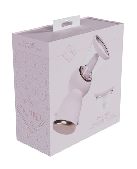 Shots Pumped Exquisite Rechargeable Vulva & Breast Pump – Pink by Shots product image