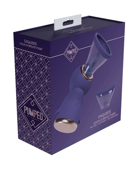 Shots Pumped Exquisite Rechargeable Vulva & Breast Pump – Purple by Shots product image