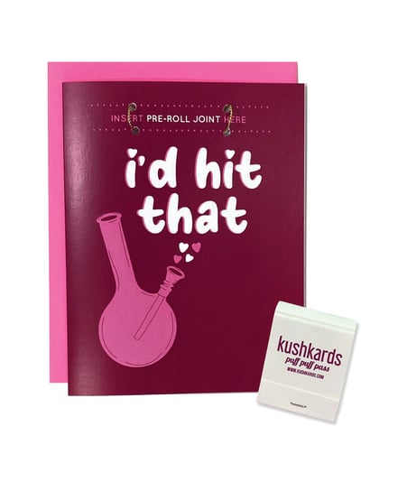 I’d Hit That Greeting Card w/Matchbook by Kush Kards product image
