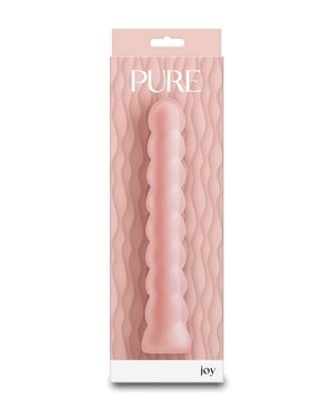 Pure Joy Textured Vibrator – Peach by Pure product image