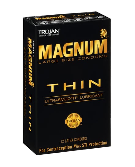 Trojan Magnum Thin Condoms – Pack of 12 by Trojan product image