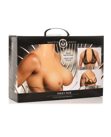 Master Series Perky Pair G Cup Silicone Breasts by Master Series product image