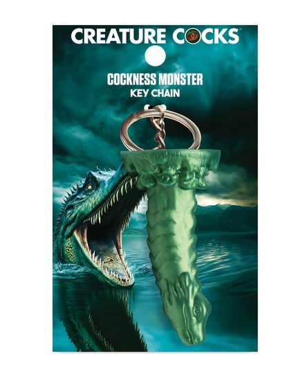Creature Cocks Cockness Monster Silicone Key Chain – Multi Color by Creature Cocks product image