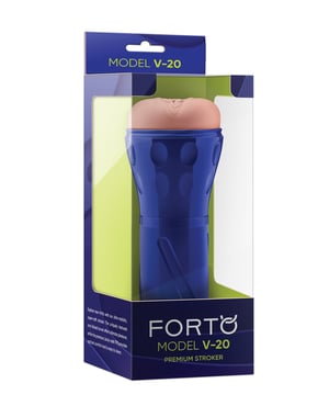 Forto Model V-20 Hard-Side Vagina Masturbator – Light by Forto product image