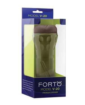 Forto Model V-20 Hard-Side Vagina Masturbator – Dark by Forto product image
