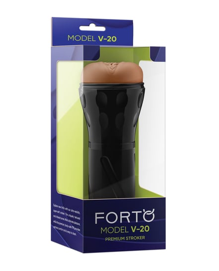 Forto Model V-20 Hard-Side Vagina Masturbator – Tan by Forto product image