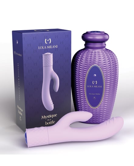Lola Milani Mystique Rabbit w/Orchid Bottle – Lilac by Lola Milani product image