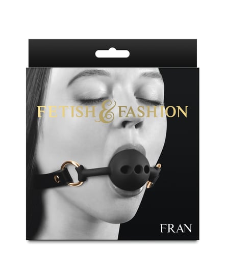 Fetish & Fashion Fran Ball Gag – Black by Fetish & Fashion product image