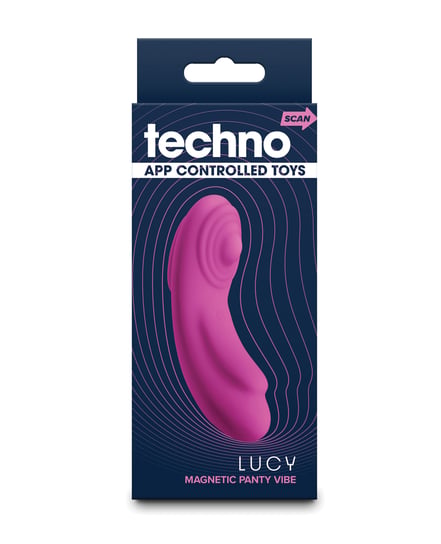 Techno Lucy App Controlled Panty Vibe w/Magnet – Magenta by Techno product image