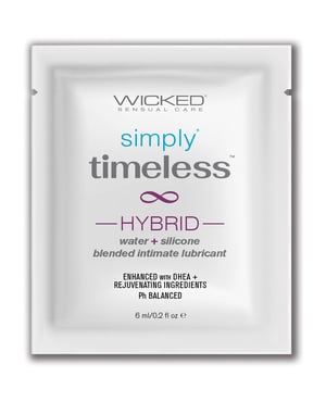 Wicked Sensual Care Simply Timeless Hybrid Water & Silicone Lubricant – .2 oz by Wicked Sensual Care product image