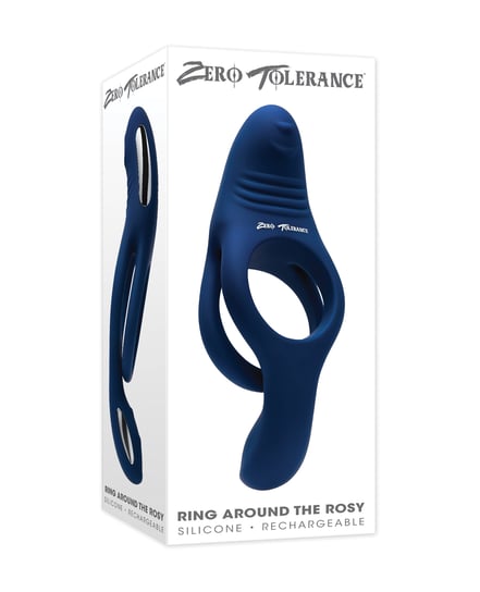 Zero Tolerance Ring Around the Rosy Cock & Ball Vibrator – Blue by Zero Tolerance product image