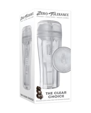 Zero Tolerance The Clear Choice Masturbator – Clear by Zero Tolerance product image