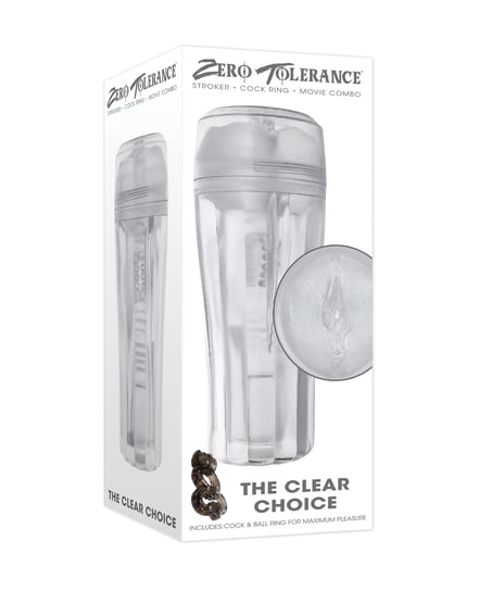 Zero Tolerance The Clear Choice Masturbator – Clear by Zero Tolerance product image