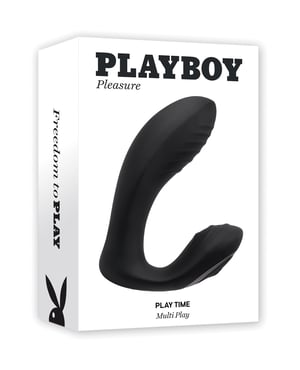 Playboy Pleasure Play time Multi Play G-Spot & P-Spot Vibrator – Black by Playboy product image