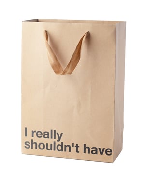 I Really Shouldn’t Have Gift Bag – Pack of 3 by Wood Rocket product image