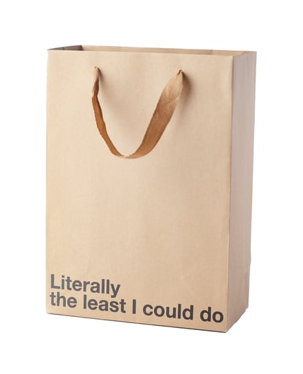 Literally The Least I Could Do Gift Bag – Pack of 3 by Wood Rocket product image
